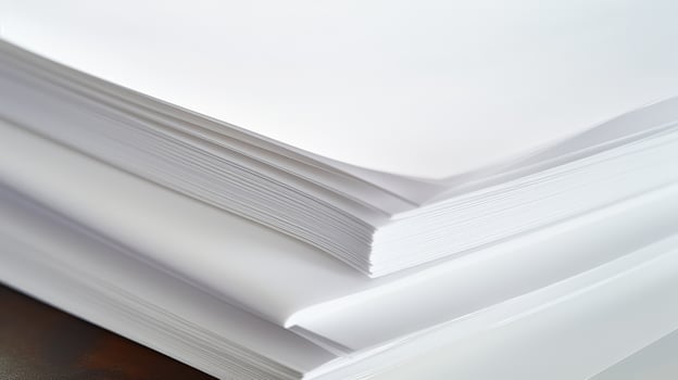 smooth texture white paper photo