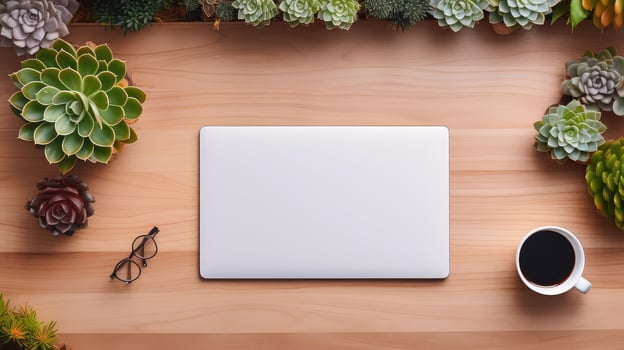 notebook wood flat lay photo