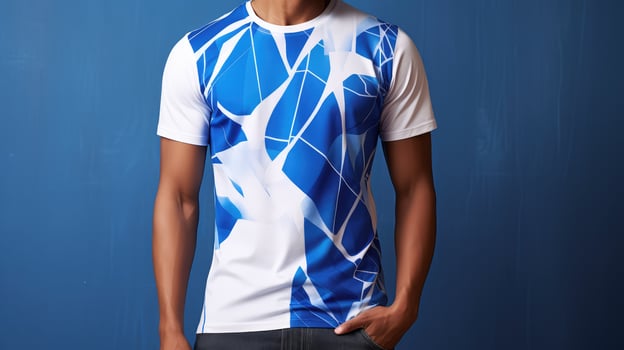 t blue graphic photo