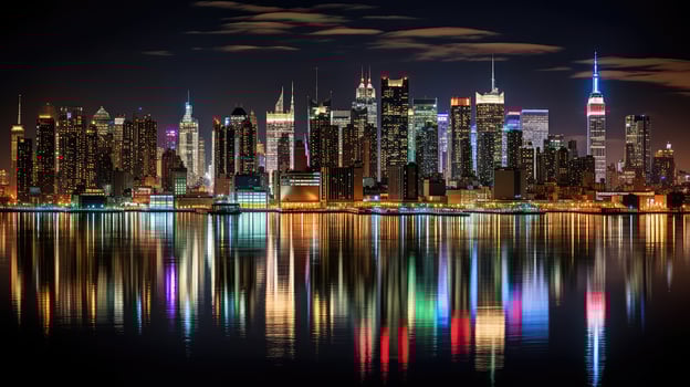 illumination city lights photo