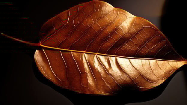 vibrant buckeye leaf photo