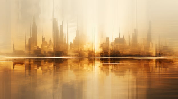 dreamy abstract gold photo