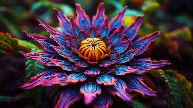 intricate psychedelic plant photo