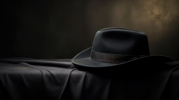 accessory black felt photo