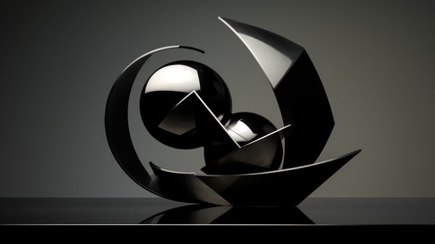 shapes black abstract photo