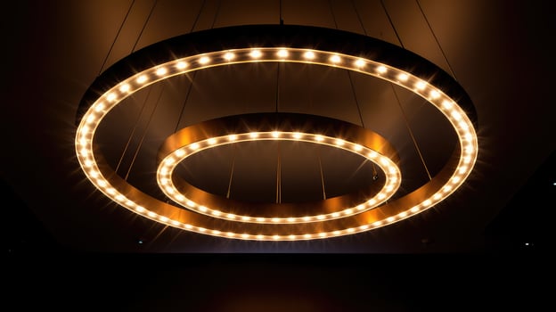 dark circle light photo