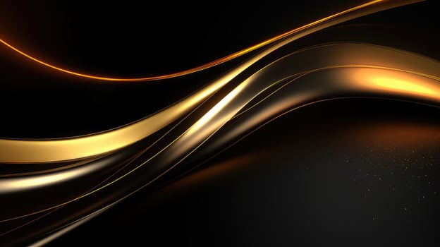abstract gold line art photo