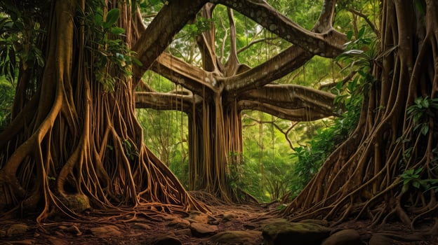 roots australian tree photo