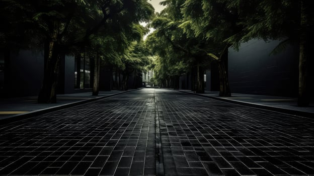 smooth black street texture photo