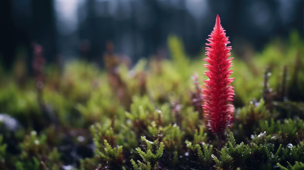 foliage heather red photo