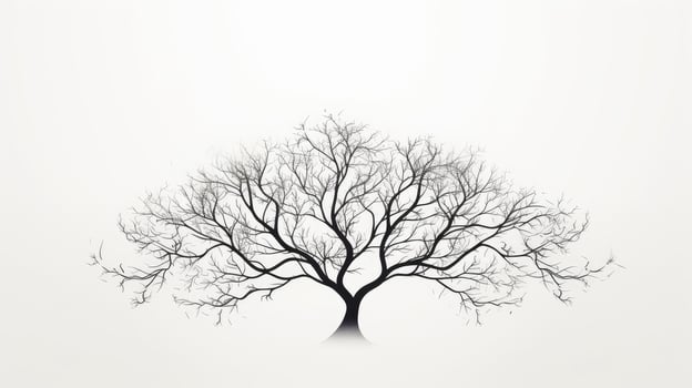 black tree graphic photo
