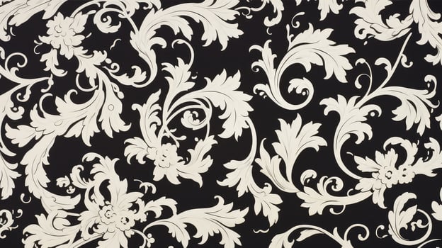 design black and white damask photo