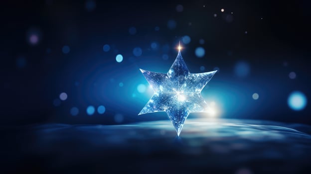 sparkle twinkle star blue photo