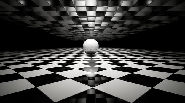 shading black white illusion photo