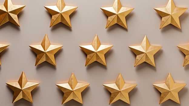 unique gold star drawing photo