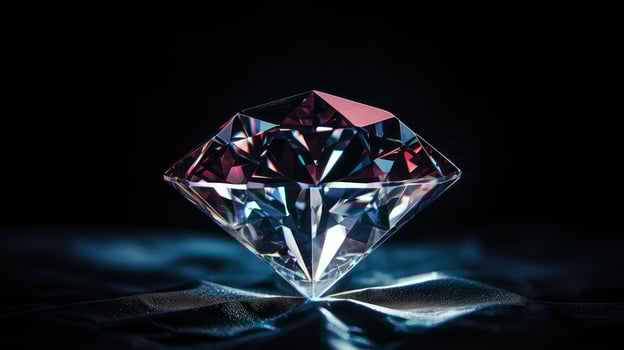 elegance diamonds on black background photo