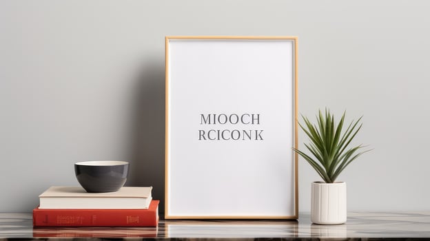 shelf reading book mockup photo