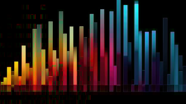 segments data bar chart photo