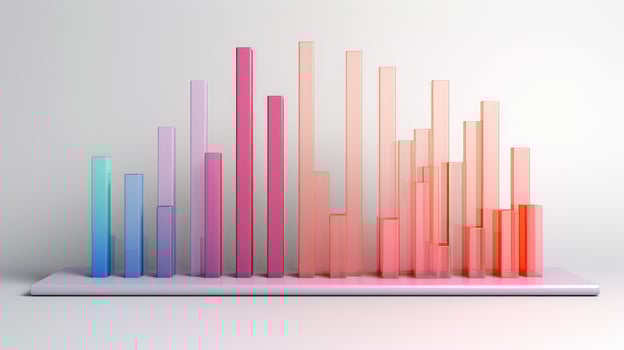 visual data bar chart photo