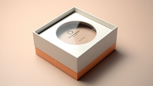 product display box template photo