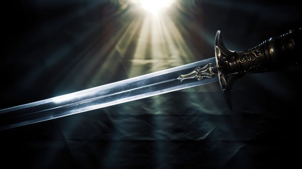 sun crossed light swords photo