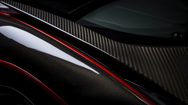 luxury dark red black carbon fiber design photo
