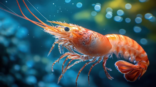 close-up view of a shrimp photo