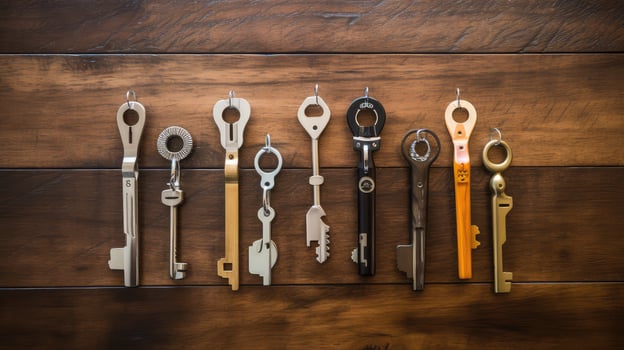 design wine key photo