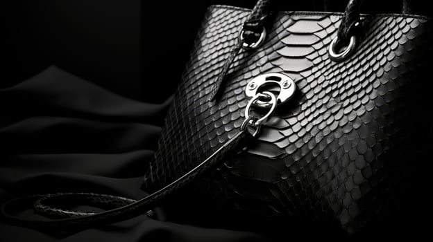 label black and white snake skin photo