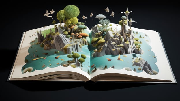 abstract illustration book photo