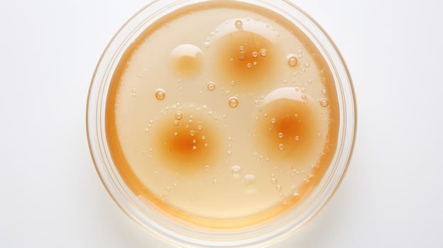 probiotic kombucha white background photo