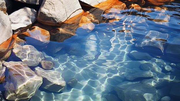close spring water background photo