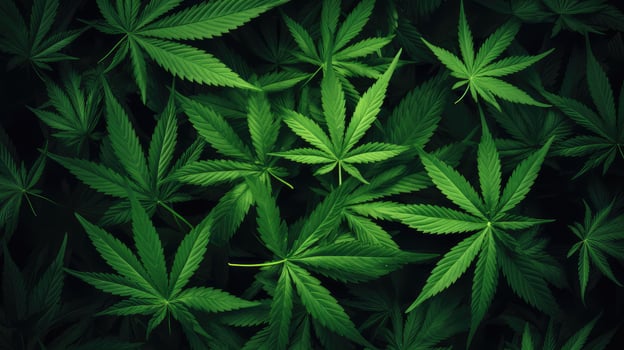 beauty marijuana leaf transparent background photo