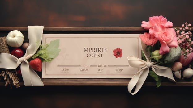meal mothers day gift certificate photo