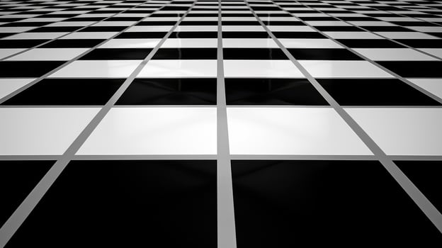 s black and white tile photo