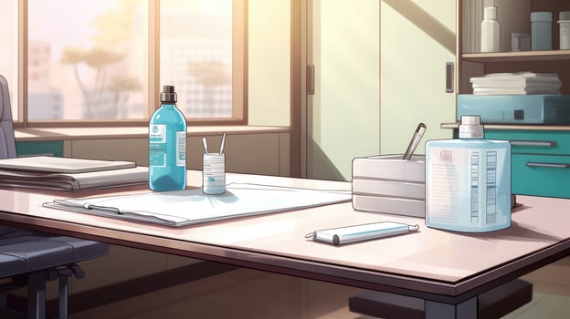 clipboard doctors table photo