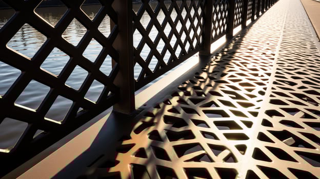 black metal grating photo