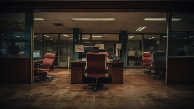 empty offices closed photo