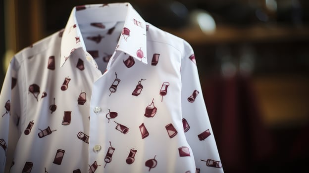 glasses wine shirt photo