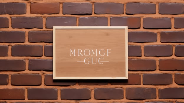 de wood panel sign mockup photo