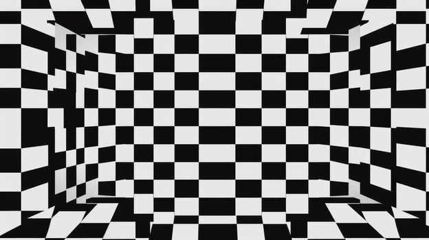 squares black and white optical illusion photo