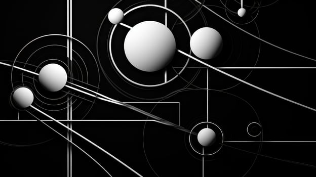 lines geometric black background photo