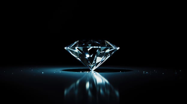 focus black diamond background photo