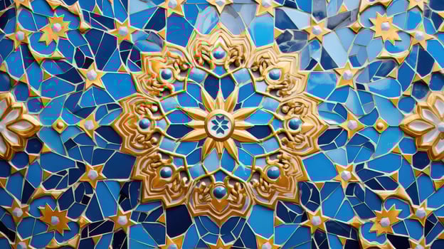designs blue arabian background photo