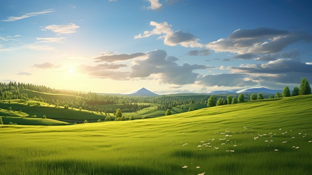 green grass spring photo