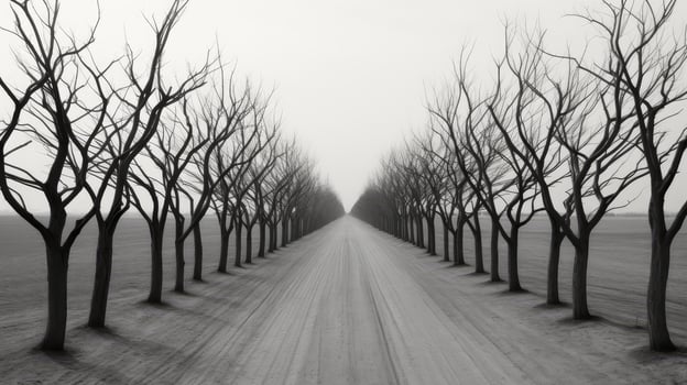 solitude bare trees photo