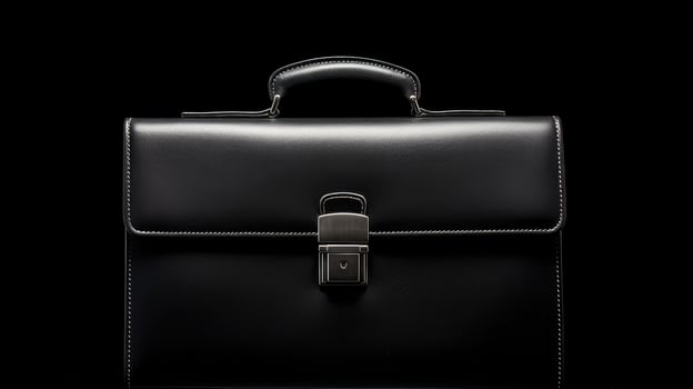 briefcase corporate black background photo