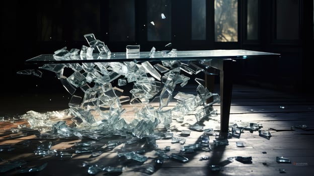 vase glass shattering photo