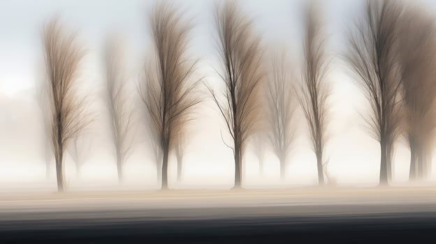 swaying blurry tree photo