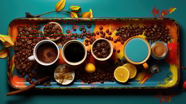 french coffee layout photo